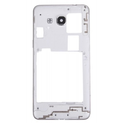 Middle Frame Ring Only For Samsung Galaxy Grand Prime Grey By - Maxbhi Com