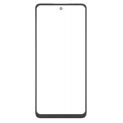 Replacement Front Glass For Tcl 50 Xe Black By - Maxbhi Com