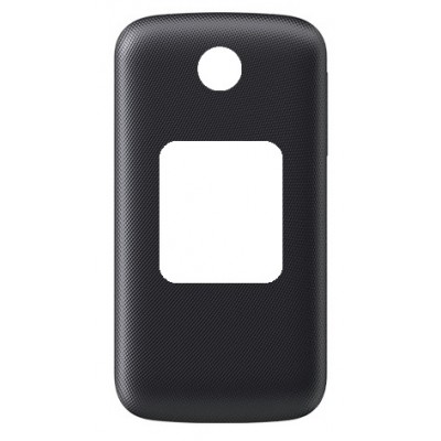 Back Panel Cover For Tcl Flip Black - Maxbhi Com