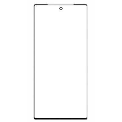 Replacement Front Glass For Sharp Aquos R9 Black By - Maxbhi Com