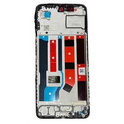 Lcd Frame Middle Chassis For Oppo K12x 5g Black By - Maxbhi Com