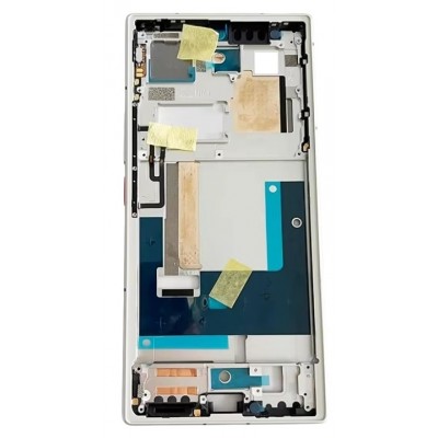 Lcd Frame Middle Chassis For Zte Nubia Z50 Ultra White By - Maxbhi Com