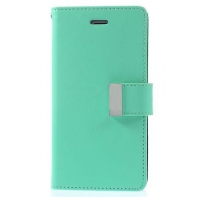 Flip Cover for Celkon Glory Q5 - Cyan