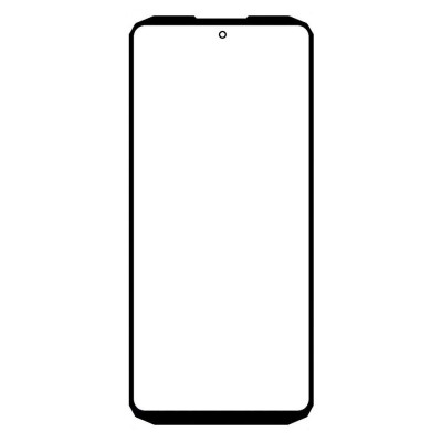 Replacement Front Glass For Doogee Blade10 Max White By - Maxbhi Com