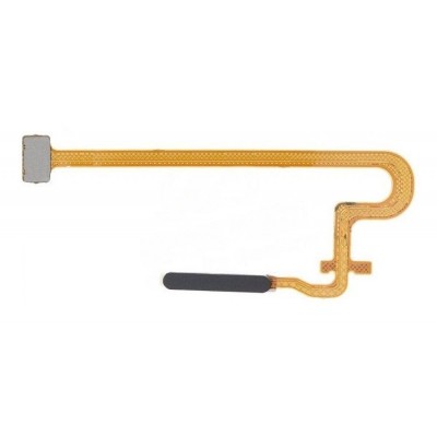 Fingerprint Sensor Flex Cable For Oppo A18 Black By - Maxbhi Com