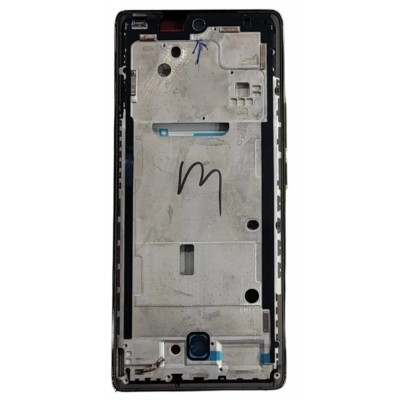 Lcd Frame Middle Chassis For Tecno Spark 20 Pro Plus Blue By - Maxbhi Com