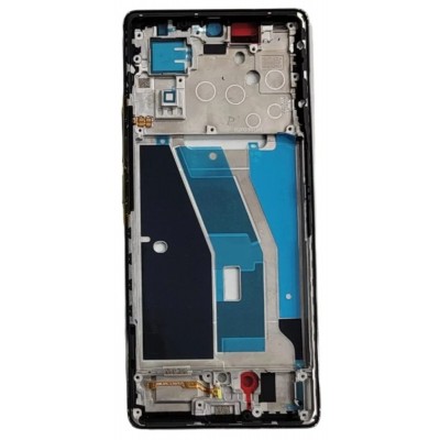 Lcd Frame Middle Chassis For Tecno Spark 20 Pro Plus Blue By - Maxbhi Com
