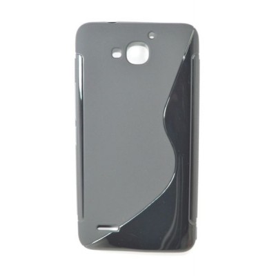 Back Case for Huawei Ascend G750 - Black & Grey