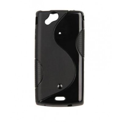 Back Case for Sony Ericsson Xperia Arc S - Black