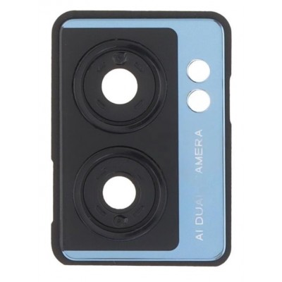 Camera Lens Glass With Frame For Oppo A77 5g Blue By - Maxbhi Com