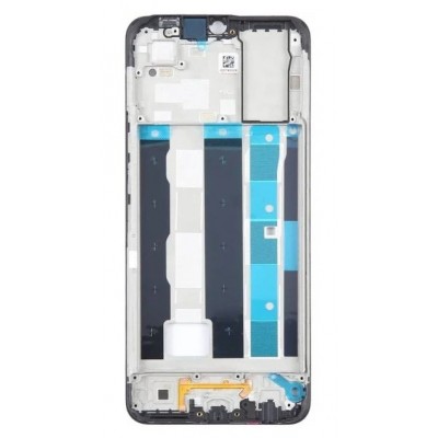 Lcd Frame Middle Chassis For Vivo Y02s Black By - Maxbhi Com
