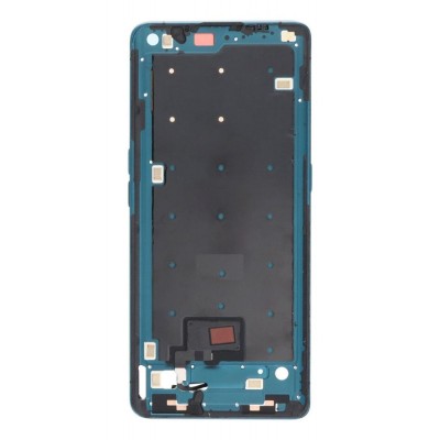 Lcd Frame Middle Chassis For Oppo Find X2 Black By - Maxbhi Com
