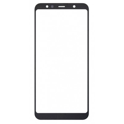 Replacement Front Glass For Samsung Galaxy J8 Plus Black By - Maxbhi Com