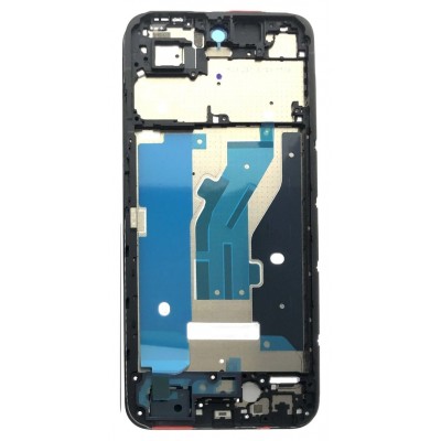 Lcd Frame Middle Chassis For Tecno Pop 9 Black By - Maxbhi Com