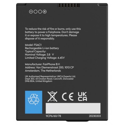 Battery For Fairphone 5 5g By - Maxbhi Com