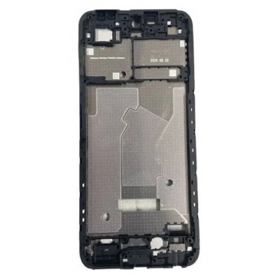 Lcd Frame Middle Chassis For Itel A80 Black By - Maxbhi Com