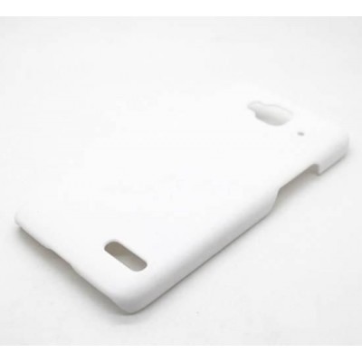 Back Case for Alcatel Idol Mini OT-6012D with Dual SIM - White