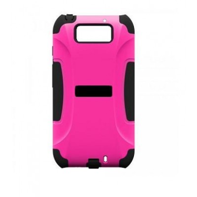 Back Case for Motorola DROID Ultra - Pink & Black