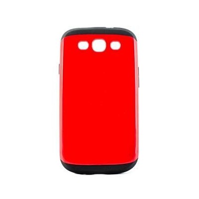 Back Case for Samsung Galaxy Core I8260 - Red & Black
