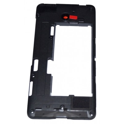 Middle Frame Ring Only For Nokia Lumia 630 Dual Sim Rm978 Black By - Maxbhi Com