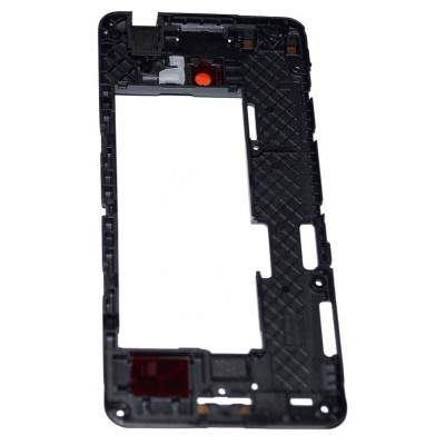 Middle Frame Ring Only For Nokia Lumia 630 Dual Sim Rm978 Black By - Maxbhi Com