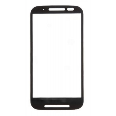 Replacement Front Glass For Motorola New Moto E Black By - Maxbhi Com