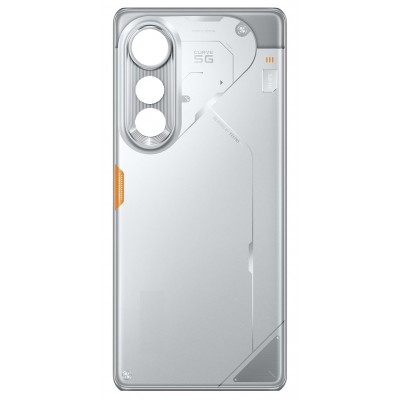 Back Panel Cover For Tecno Pova Curve 5g White - Maxbhi Com
