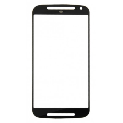 Replacement Front Glass For Moto E 2nd Genblack By - Maxbhi Com