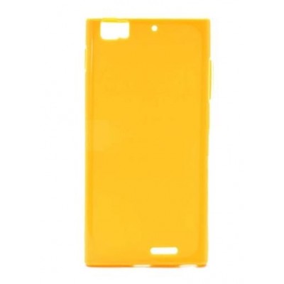 Back Case for Lenovo K900 - Yellow