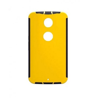 Back Case for Motorola Nexus 6 - Yellow & Black