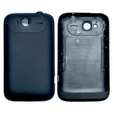 Back Panel Cover For Htc Wildfire S Black - Maxbhi Com