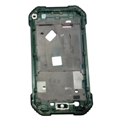 Lcd Frame Middle Chassis For Blackview Bv6000 Green By - Maxbhi Com