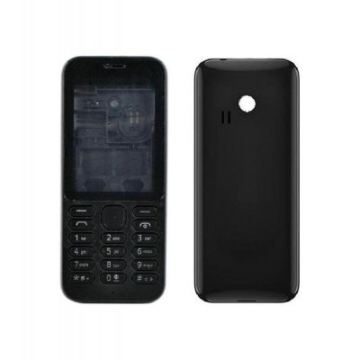 Full Body Housing For Microsoft Nokia 222 Black - Maxbhi Com