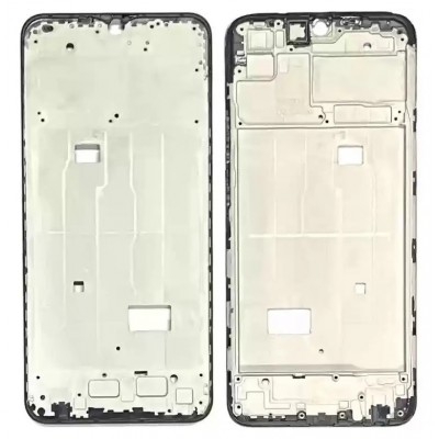 Lcd Frame Middle Chassis For Vivo Y19 5g Black By - Maxbhi Com