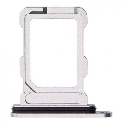 Sim Card Holder Tray For Apple Iphone 16 Pro Silver - Maxbhi Com