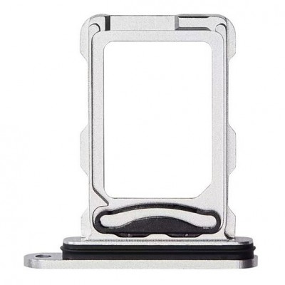 Sim Card Holder Tray For Apple Iphone 16 Pro Silver - Maxbhi Com