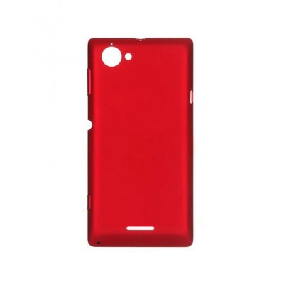 Back Panel Cover For Sony Xperia L Red - Maxbhi Com