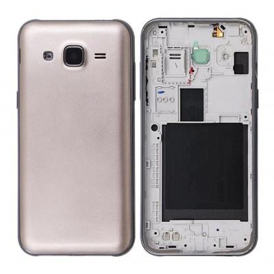 Full Body Housing For Samsung Galaxy J2 2015 Gold - Maxbhi Com