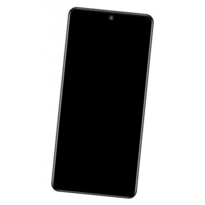 Lcd Frame Middle Chassis For Vivo T2 4g Black By - Maxbhi Com