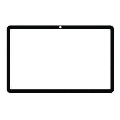 Replacement Front Glass For Blackview Tab 16 Pro Black By - Maxbhi Com