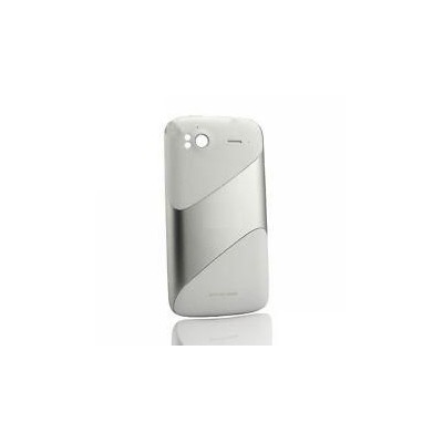 Back Cover for HTC Sensation G14 Z710e - White & Silver