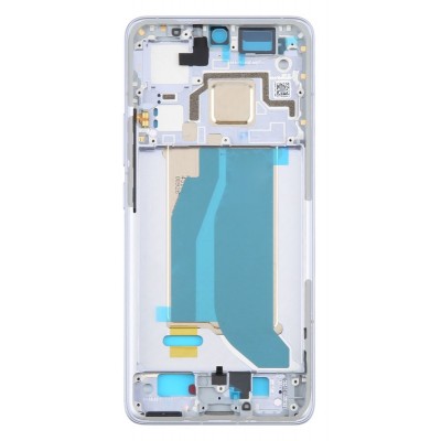 Lcd Frame Middle Chassis For Xiaomi 14t Pro Blue By - Maxbhi Com