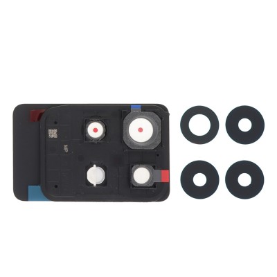 Camera Lens Glass With Frame For Xiaomi Poco F6 Pro Black By - Maxbhi Com