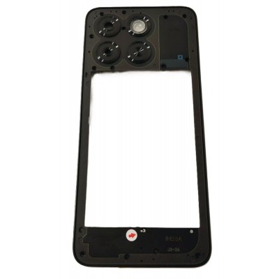Middle Frame Ring Only For Zte Blade A35 Black By - Maxbhi Com