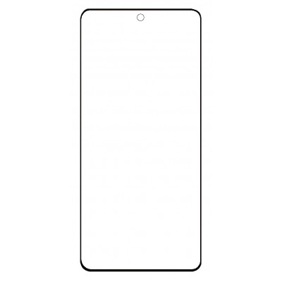 Replacement Front Glass For Realme Gt 7t Black By - Maxbhi Com
