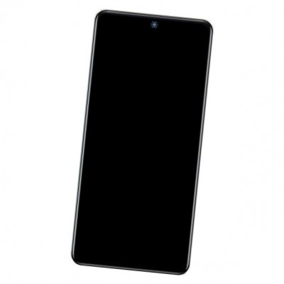 Camera Lens Glass with Frame for Vivo T2 4G Black