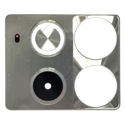 Camera Lens Glass With Frame For Infinix Note 40 4g Gold By - Maxbhi Com