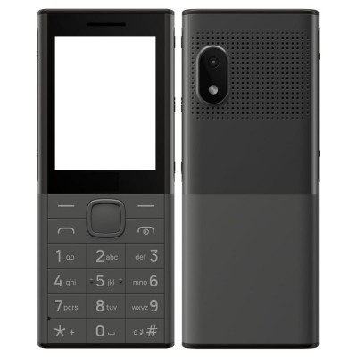 Full Body Housing For Nokia 150 Music Grey - Maxbhi Com