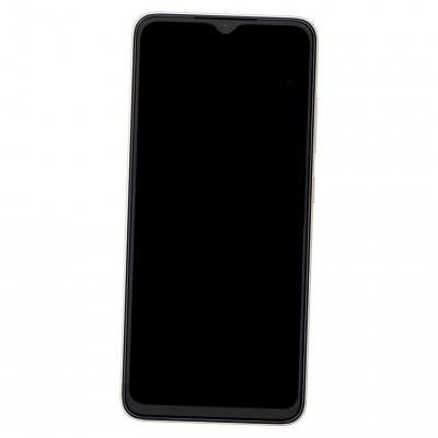 Camera Lens Glass with Frame for Itel A06 Blue