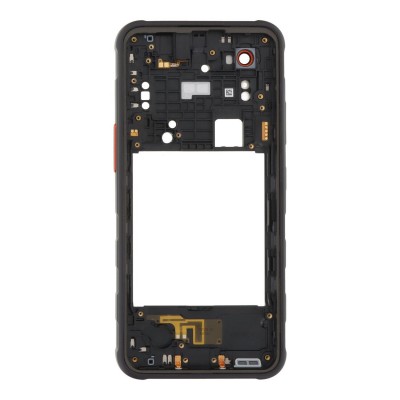 Middle Frame Ring Only For Samsung Galaxy Xcover 7 Black By - Maxbhi Com